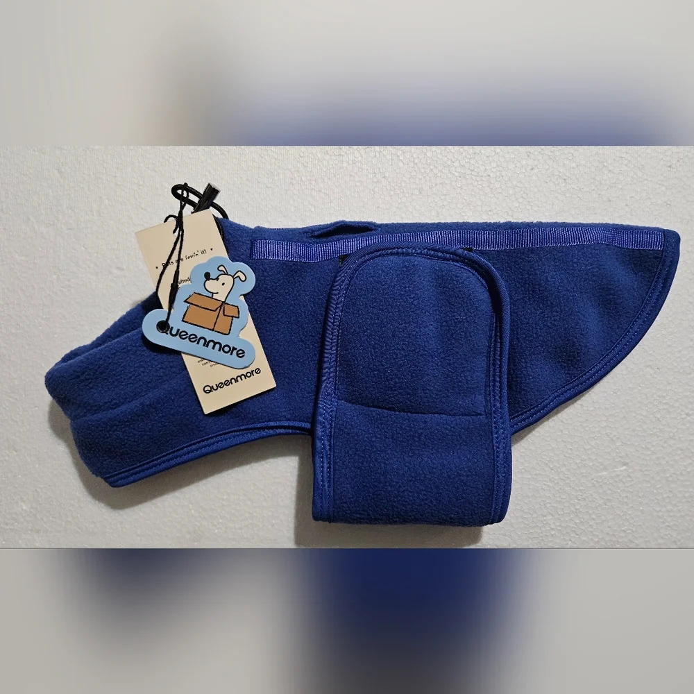 The Queenmore Super Soft Fleece Dog Jacket in size XS is a cozy and stylish wint